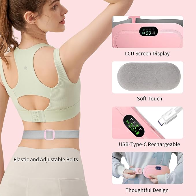 Cordless Heating Pad Heating Massager (وسادة تدفئة لاسلكية وجهاز تدليك حراري)