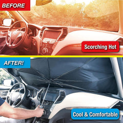 Car Windshield Sun Shade    (واقي شمس الزجاج الأمامي للسيارة)